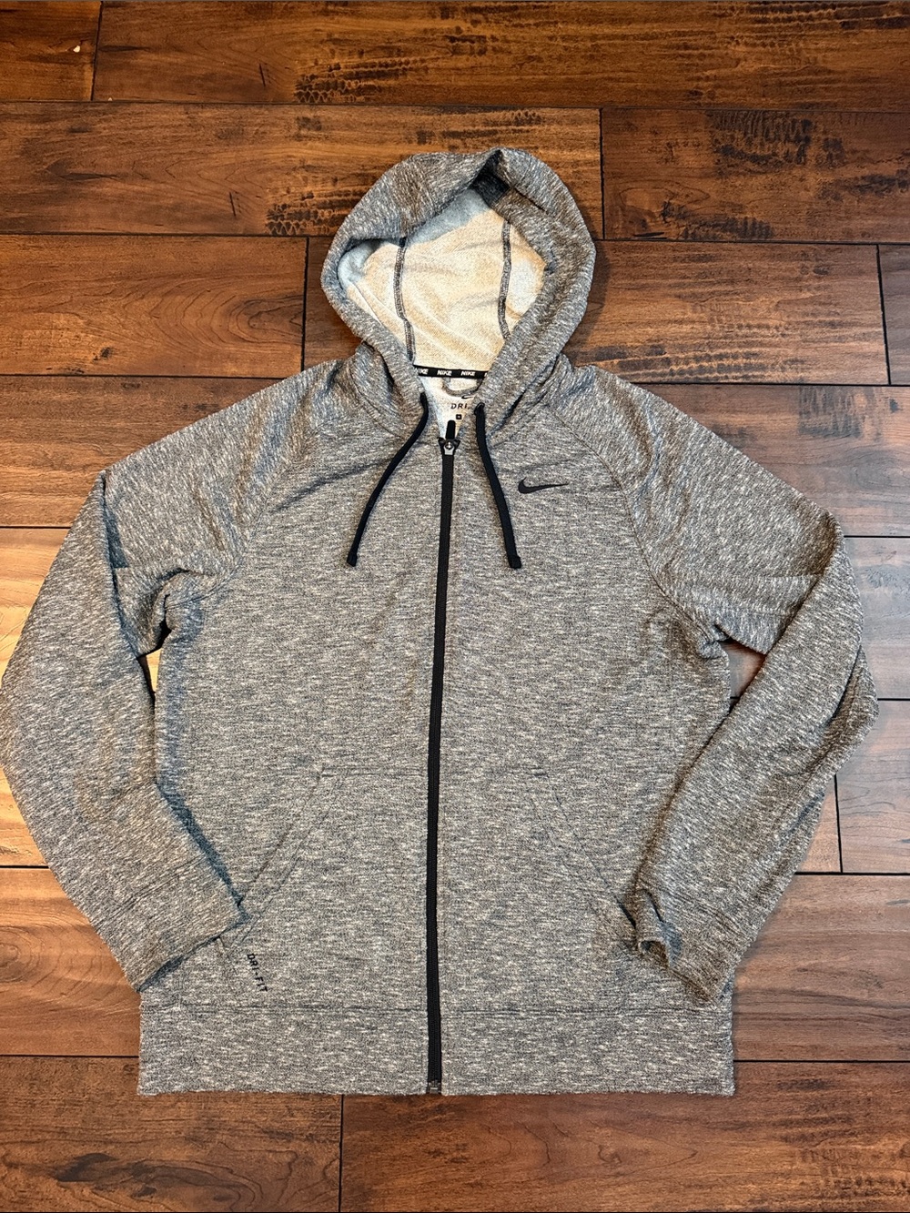 Nike Men’s Gray Heather Full-Zip Hooded Jacket
